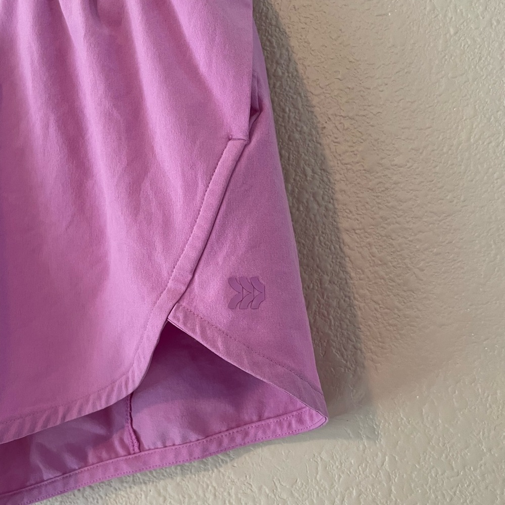 Pink High Rise Running Shorts - Picture 4 of 6